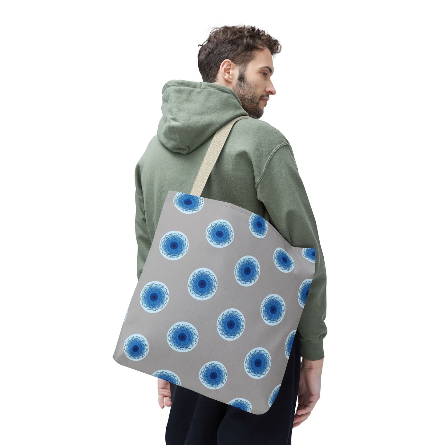 Fish Whirlpool Polka Dot Tote Bag