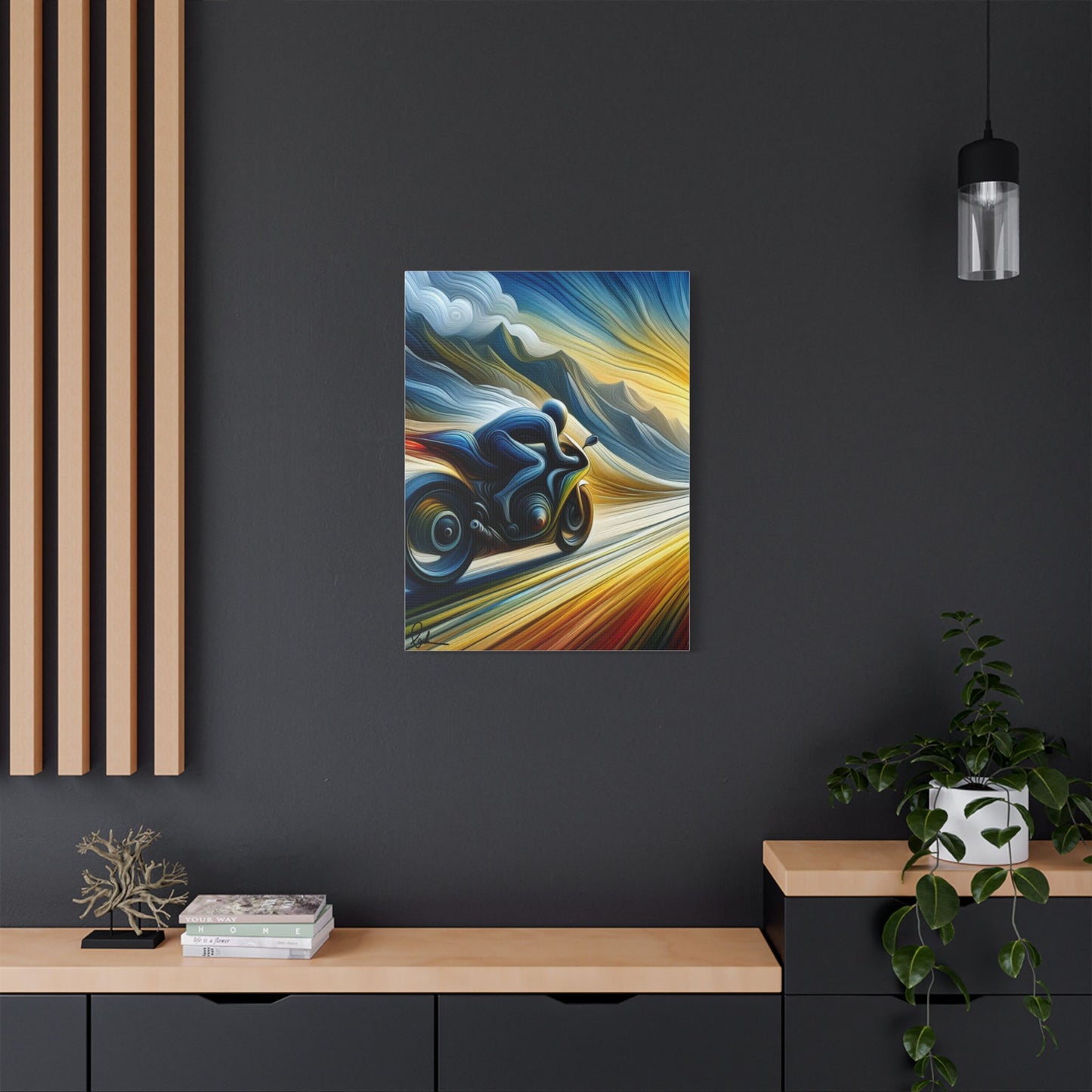 Rider & Van Gogh Inspired Digital Art