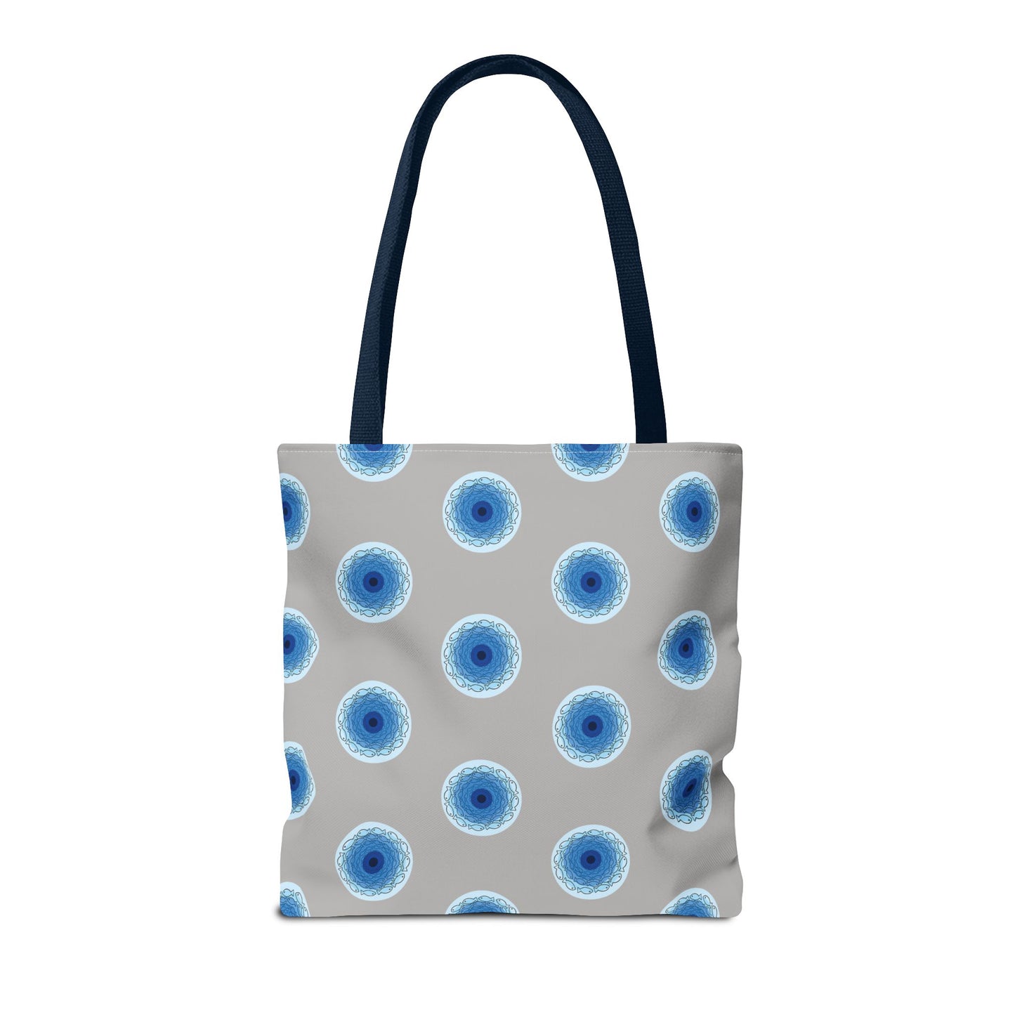 Fish Whirlpool Polka Dot Tote Bag