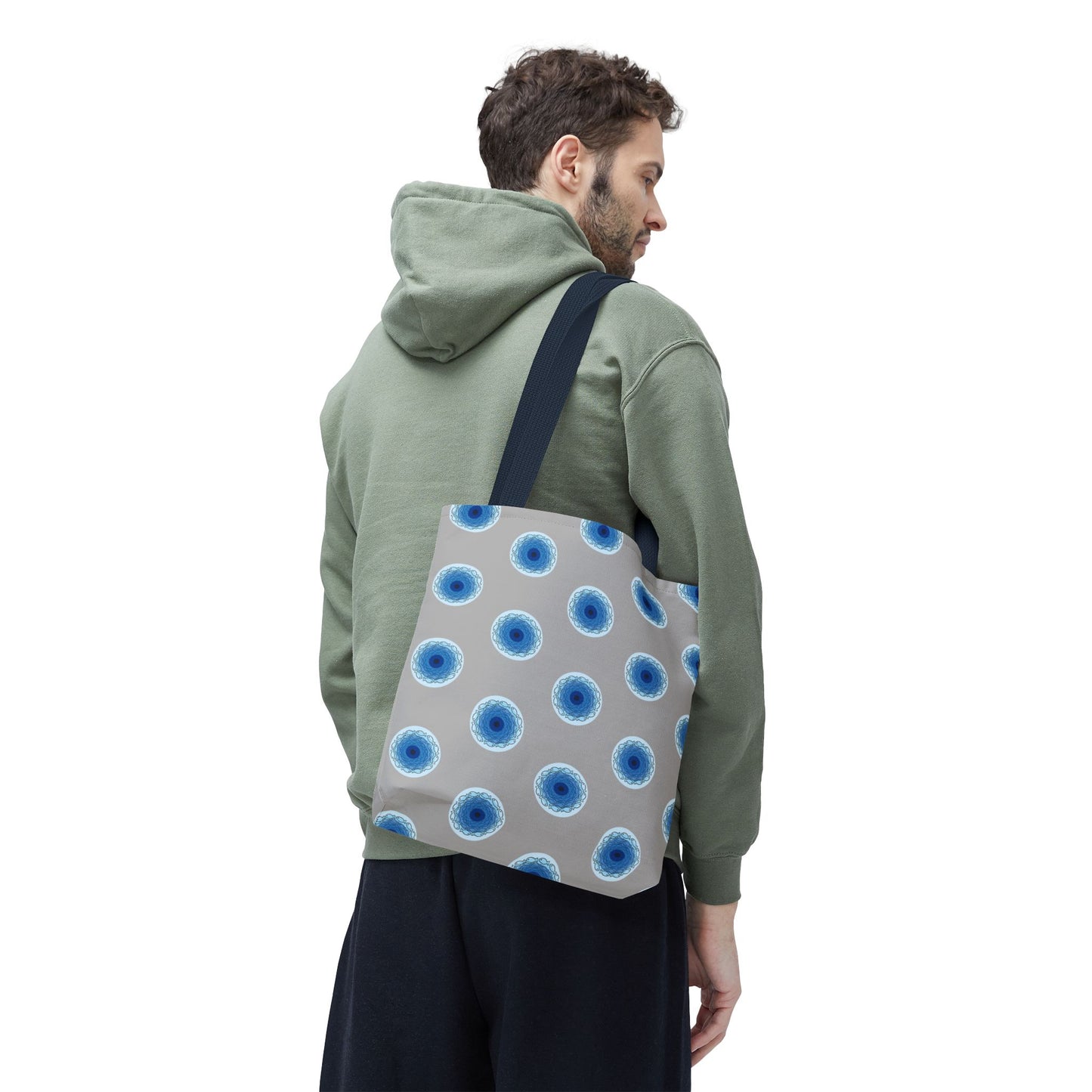Fish Whirlpool Polka Dot Tote Bag