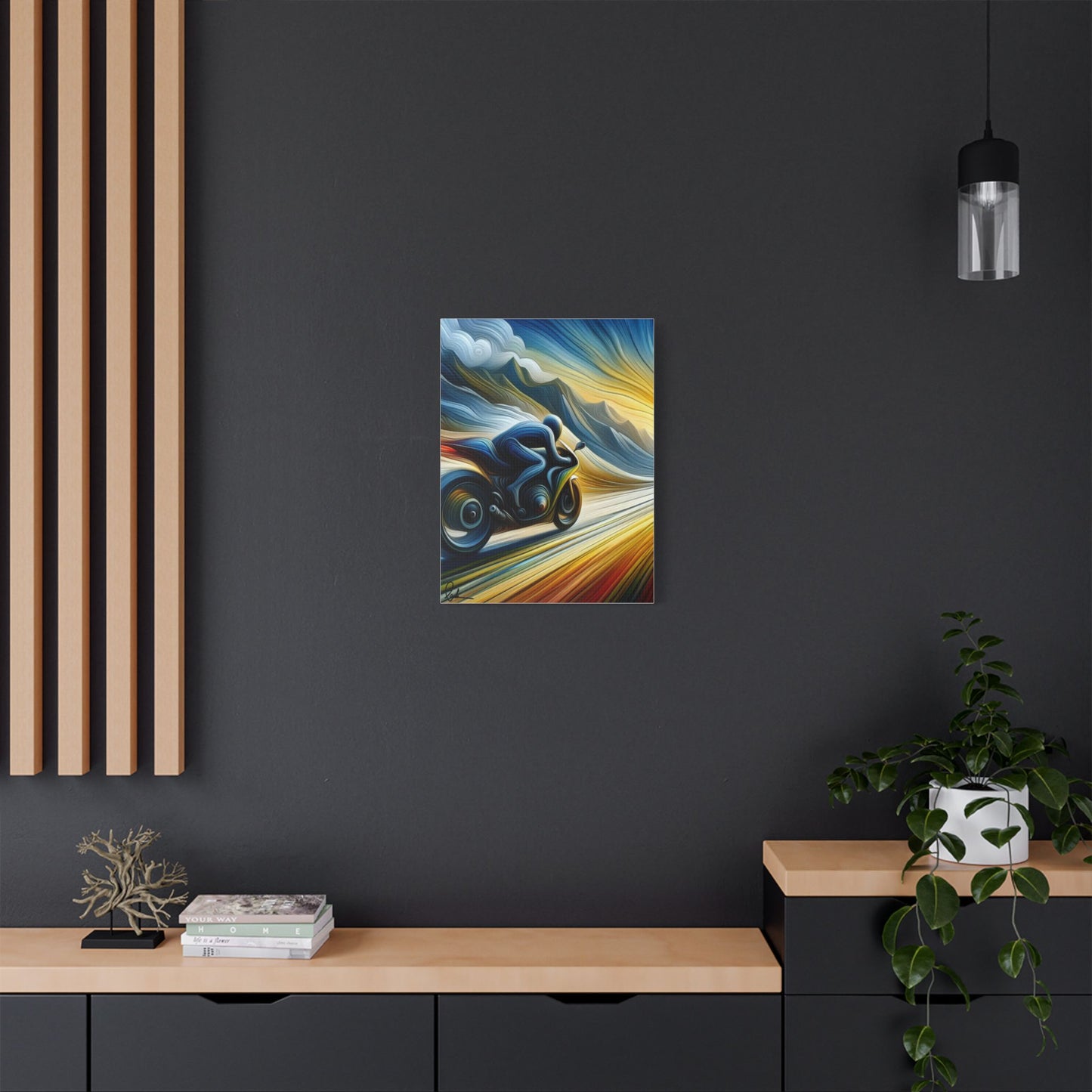 Rider & Van Gogh Inspired Digital Art