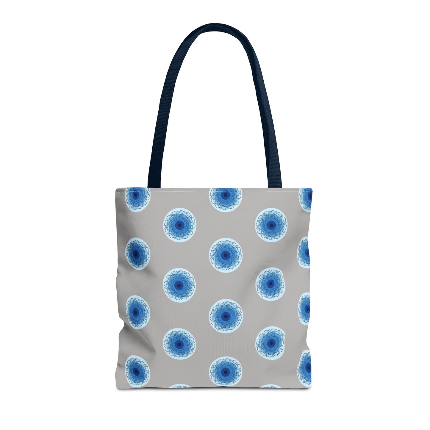 Fish Whirlpool Polka Dot Tote Bag
