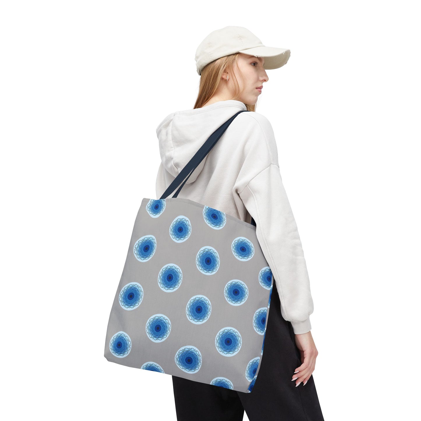 Fish Whirlpool Polka Dot Tote Bag