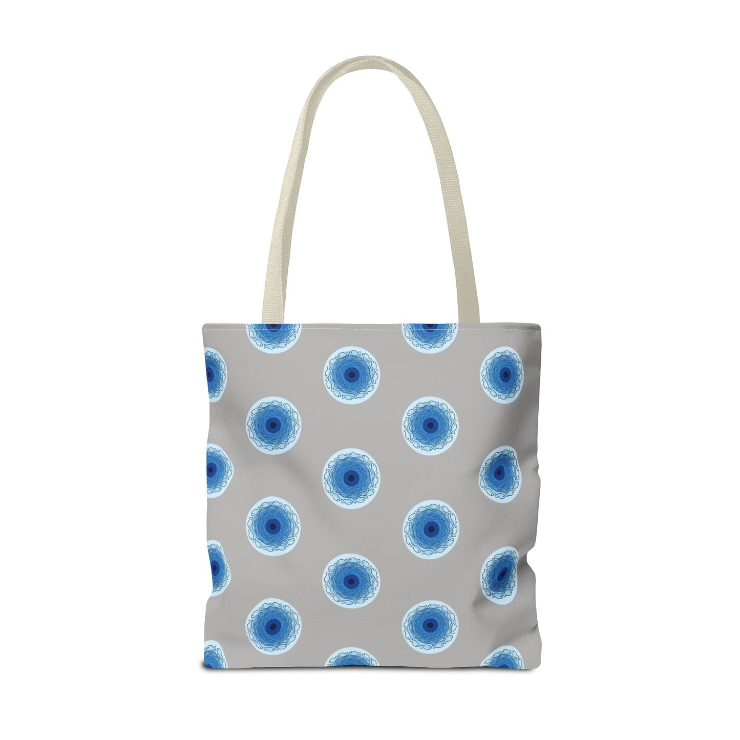 Fish Whirlpool Polka Dot Tote Bag