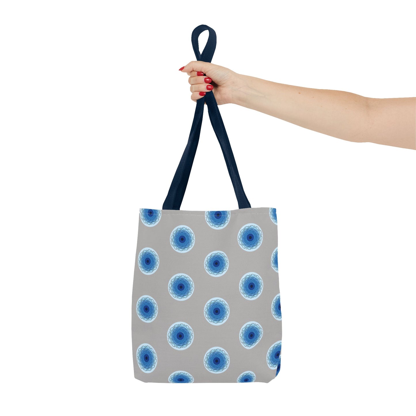 Fish Whirlpool Polka Dot Tote Bag