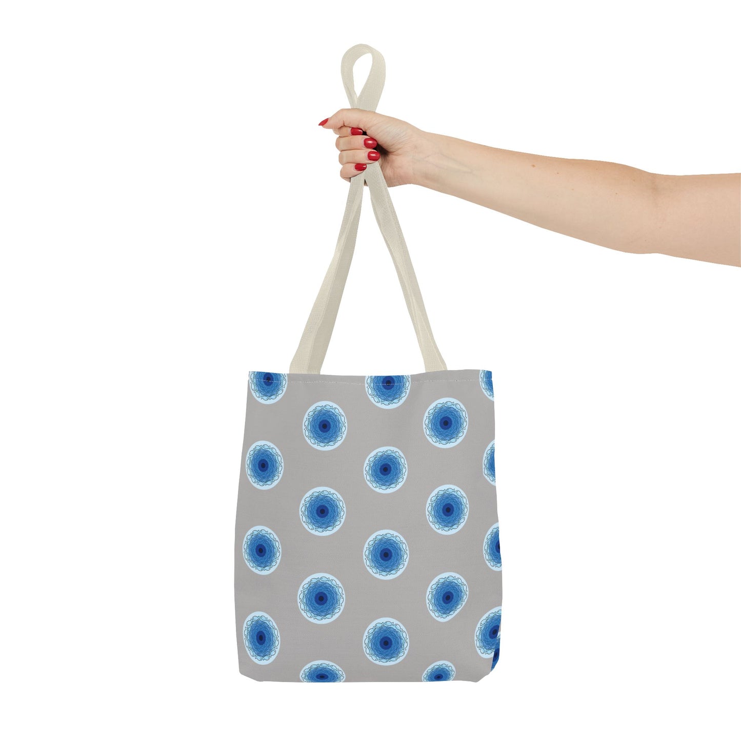 Fish Whirlpool Polka Dot Tote Bag