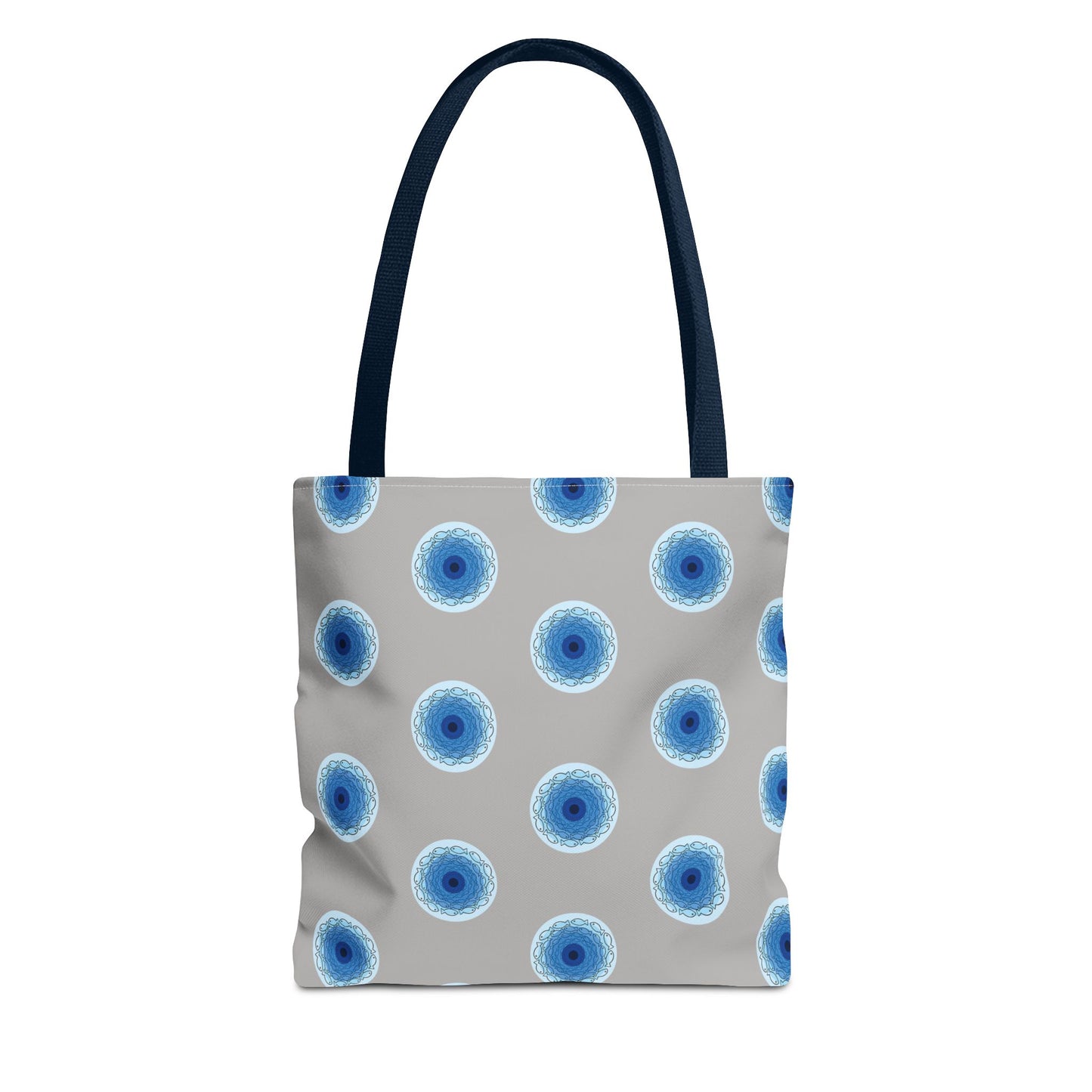 Fish Whirlpool Polka Dot Tote Bag