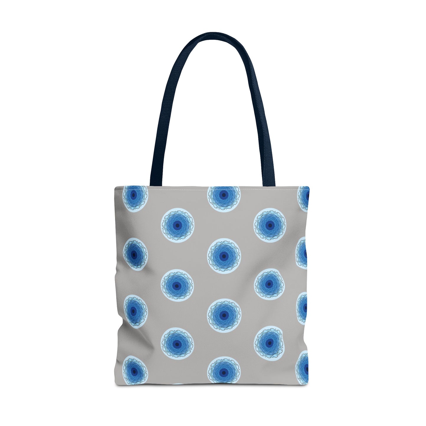 Fish Whirlpool Polka Dot Tote Bag