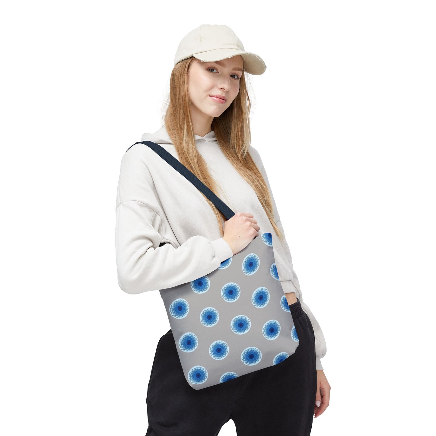 Fish Whirlpool Polka Dot Tote Bag