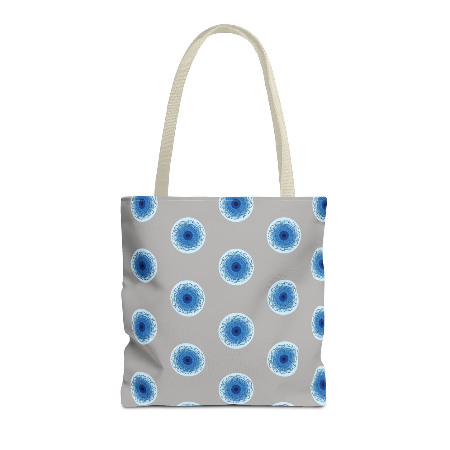 Fish Whirlpool Polka Dot Tote Bag