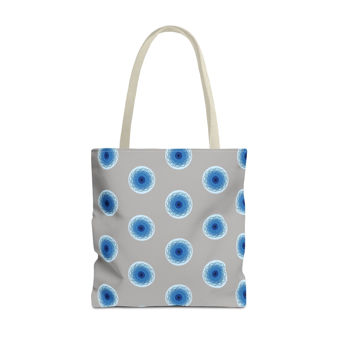 Fish Whirlpool Polka Dot Tote Bag
