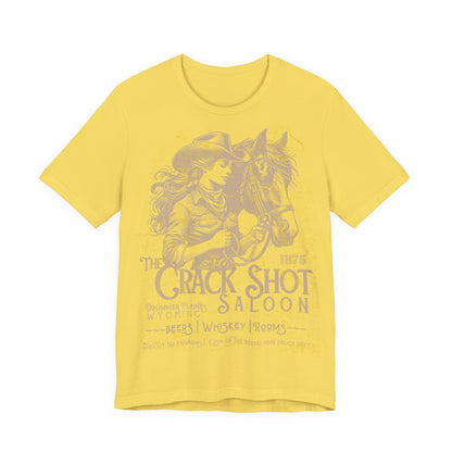 Yellow Retro Western Graphic T-Shirt