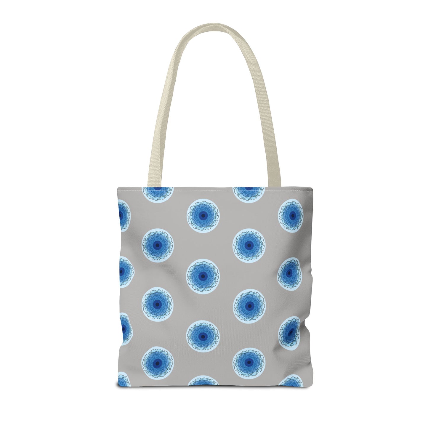 Fish Whirlpool Polka Dot Tote Bag