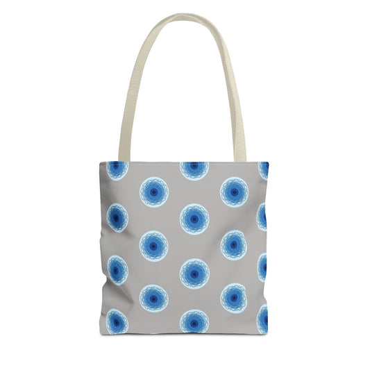Fish Whirlpool Polka Dot Tote Bag