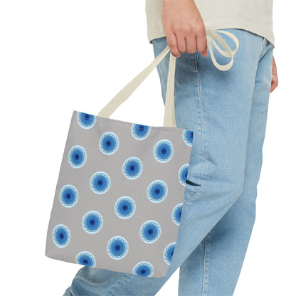 Fish Whirlpool Polka Dot Tote Bag