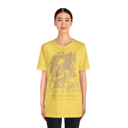 Yellow Retro Western Graphic T-Shirt