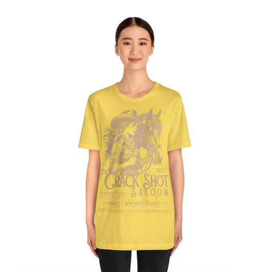 Yellow Retro Western Graphic T-Shirt