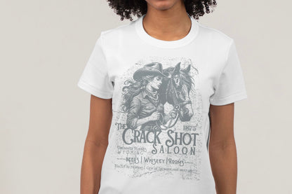 “The Crack Shot Saloon” Vintage Western Graphic Tee