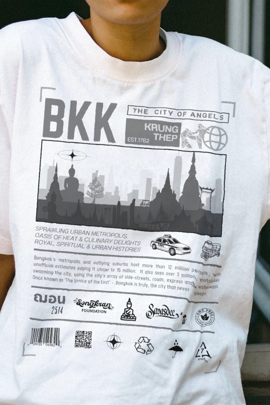 Bangkok City Unisex T-Shirt - Bella & Canvas 3001